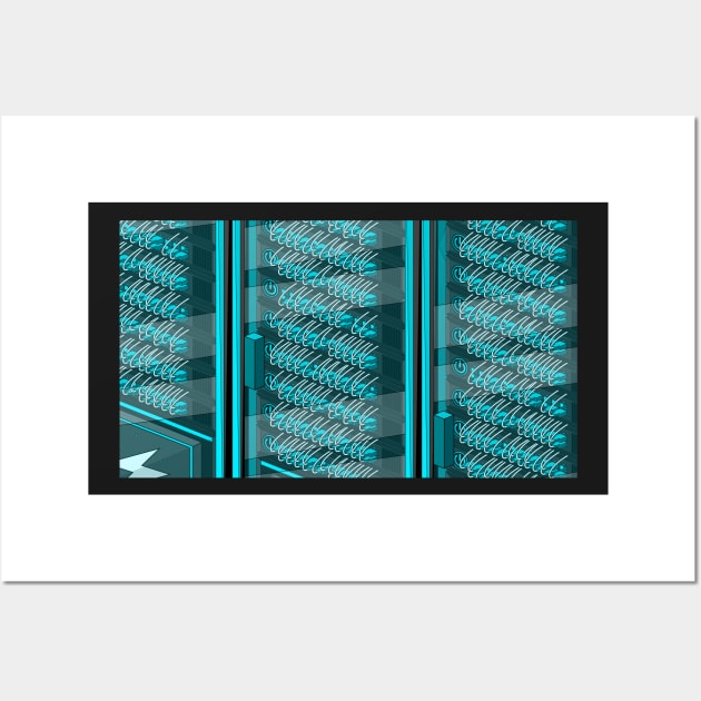 Server Racks Wall Art by MOULE